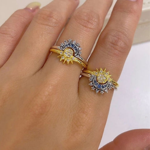 ANILLOS SOL Y LUNA