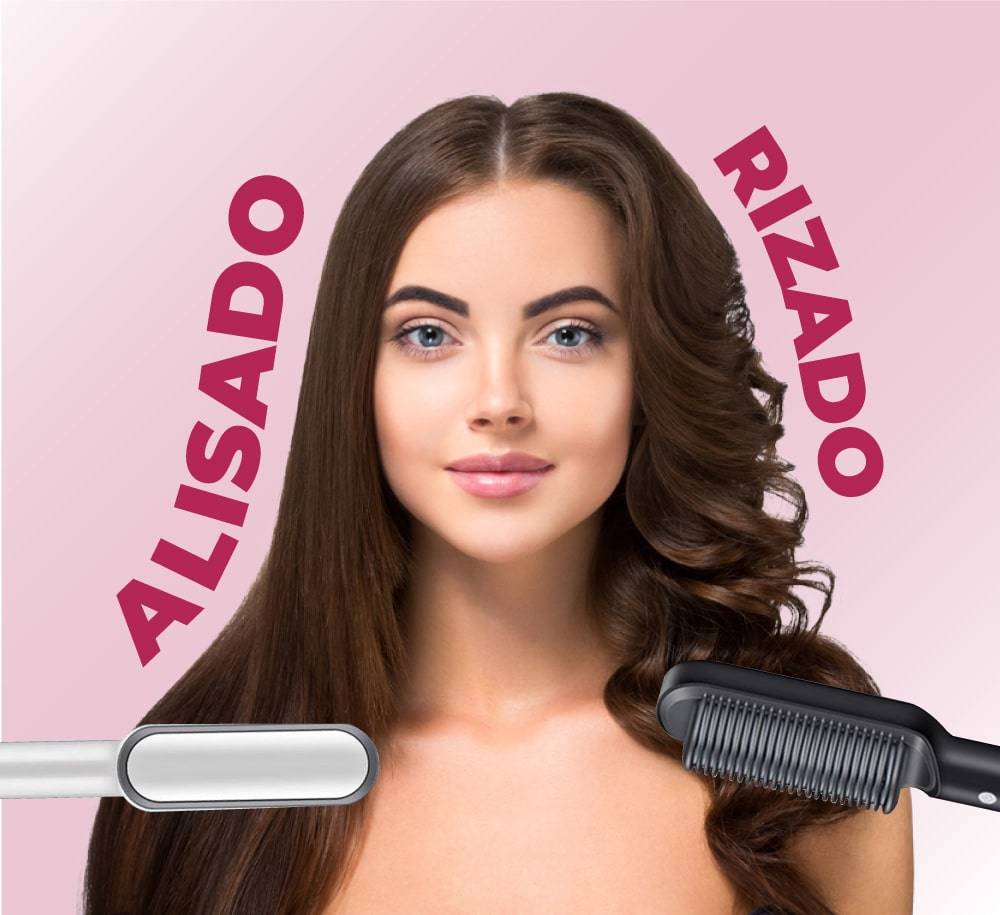 OFERTA LIMITADA!! Cepillo Alisador 2 en 1