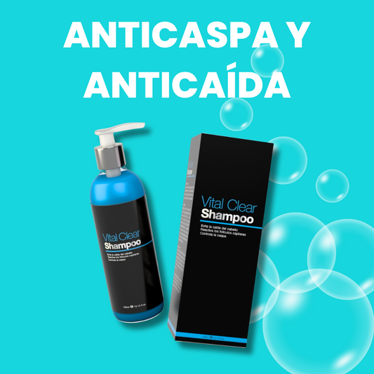 Vital Clear Shampoo Anticaspa y Caida + ENVIO GRATIS