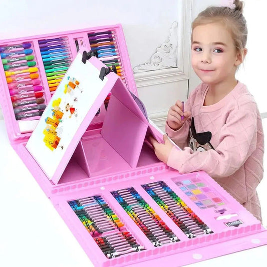 🔥 Mega Set de Arte 208 Piezas – ¡Creatividad Sin Límites! 🎨 🔥